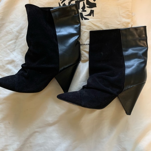Isabel Marant Shoes - Isabel marant suede and leather Andrew boots